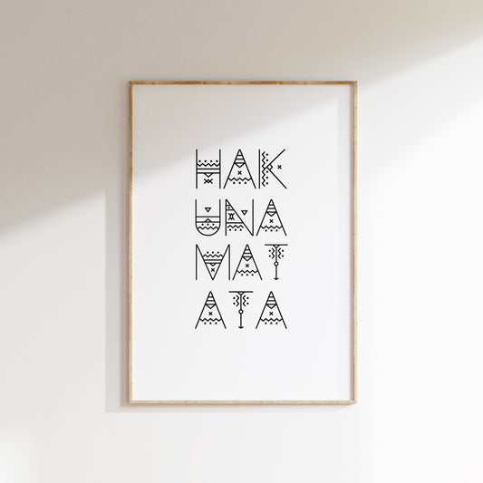 Hakuna Matata Print